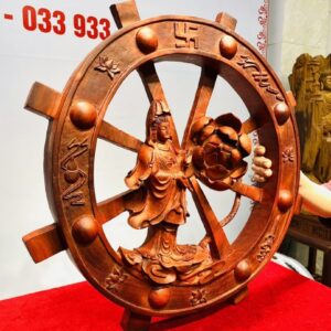 Tranh Gỗ Phật Quan Âm Gỗ Hương