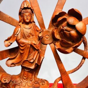 Tranh Gỗ Phật Quan Âm Gỗ Hương