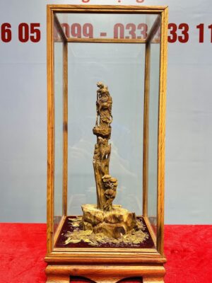 Ông Thọ Nhất Tiểu Hươu Sao Cây Tùng Gỗ Hoàng Đàn