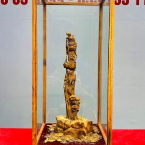 Ông Thọ Nhất Tiểu Hươu Sao Cây Tùng Gỗ Hoàng Đàn