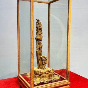 Ông Thọ Nhất Tiểu Hươu Sao Cây Tùng Gỗ Hoàng Đàn