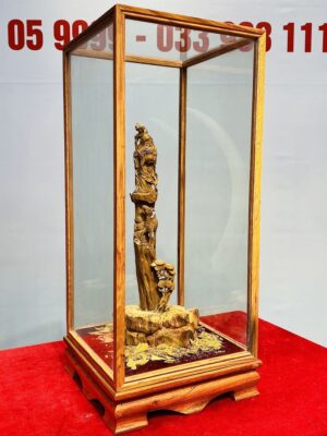 Ông Thọ Nhất Tiểu Hươu Sao Cây Tùng Gỗ Hoàng Đàn