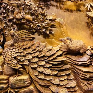 Bách Điểu Trầu Hoàng Gỗ Hương