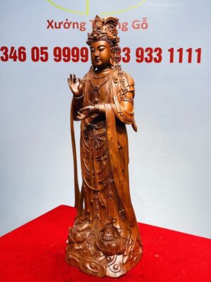 Phật Quan Âm Gỗ Hương