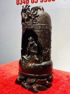 Đạt Ma Thiền Trong Chuông Gỗ Trắc