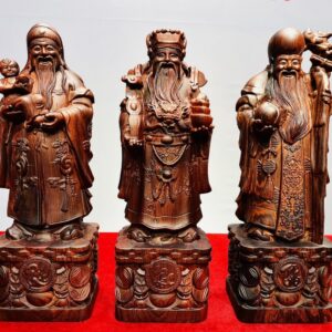Tam Đa Phúc Lộc Thọ Gỗ Cẩm
