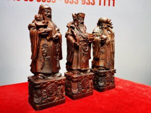 Tam Đa Phúc Lộc Thọ Gỗ Cẩm