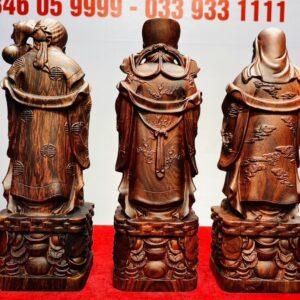 Tam Đa Phúc Lộc Thọ Gỗ Cẩm