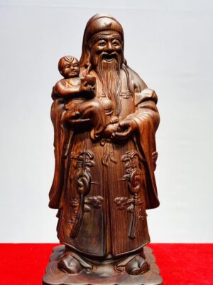 Tam Đa Phúc Lộc Thọ Gỗ Cẩm