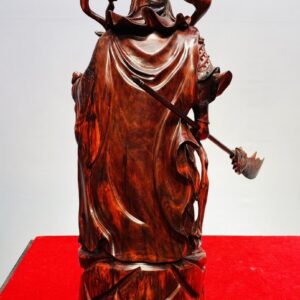 Quan Công Xách Đao Gỗ Trắc