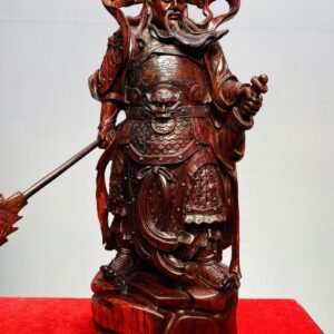 Quan Công Xách Đao Gỗ Trắc