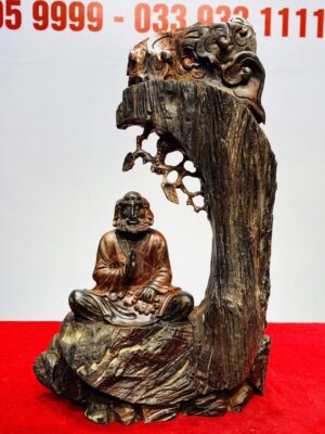 Bồ Đề Đạt Ma Ngồi Thiền Gỗ Trắc