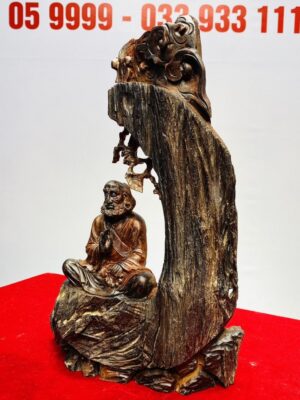 Bồ Đề Đạt Ma Ngồi Thiền Gỗ Trắc