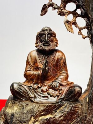 Bồ Đề Đạt Ma Ngồi Thiền Gỗ Trắc