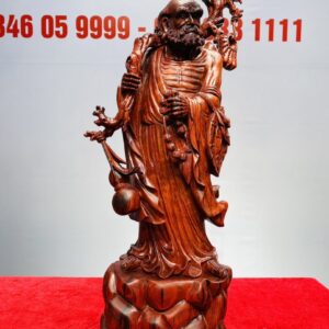 Đạt Ma Vác Gậy Gỗ Trắc