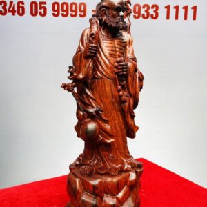 Đạt Ma Vác Gậy Gỗ Trắc