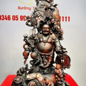 Di Lạc Ngũ Tiểu Vạn Sự Như Ý Gỗ Trắc