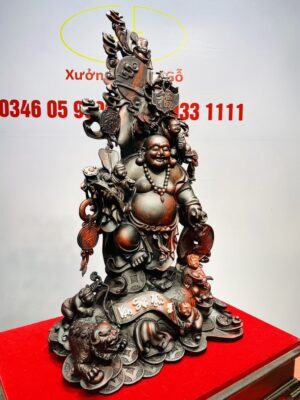 Di Lạc Ngũ Tiểu Vạn Sự Như Ý Gỗ Trắc