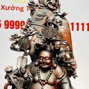 Di Lạc Ngũ Tiểu Vạn Sự Như Ý Gỗ Trắc