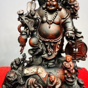 Di Lạc Ngũ Tiểu Vạn Sự Như Ý Gỗ Trắc