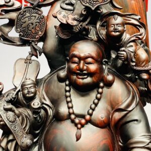Di Lạc Ngũ Tiểu Vạn Sự Như Ý Gỗ Trắc