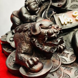 Di Lạc Ngũ Tiểu Vạn Sự Như Ý Gỗ Trắc