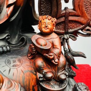 Di Lạc Ngũ Tiểu Vạn Sự Như Ý Gỗ Trắc