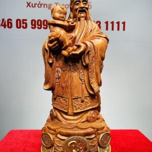 Tam Đa Phúc Lộc Thọ Gỗ Hương