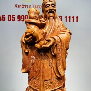 Tam Đa Phúc Lộc Thọ Gỗ Hương