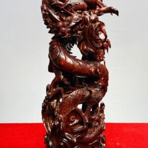 Trụ Nhất Long Gỗ Tử Đàn