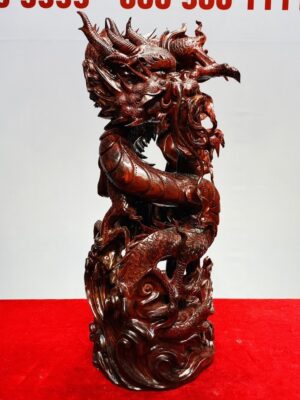 Trụ Nhất Long Gỗ Tử Đàn