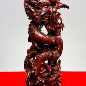 Trụ Nhất Long Gỗ Tử Đàn