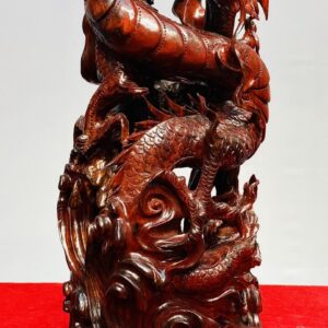 Trụ Nhất Long Gỗ Tử Đàn