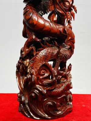 Trụ Nhất Long Gỗ Tử Đàn