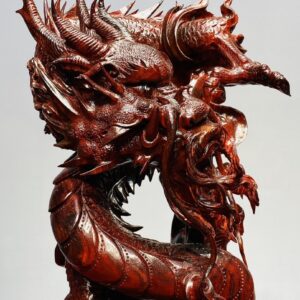 Trụ Nhất Long Gỗ Tử Đàn