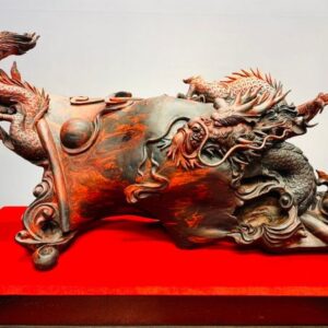 Nhất Long Cuộn Chiếu Thư Gỗ Trắc