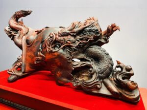 Nhất Long Cuộn Chiếu Thư Gỗ Trắc