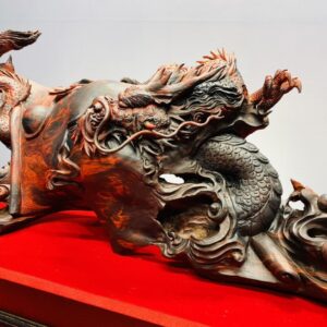 Nhất Long Cuộn Chiếu Thư Gỗ Trắc