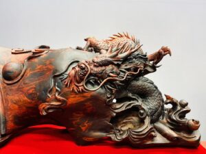 Nhất Long Cuộn Chiếu Thư Gỗ Trắc