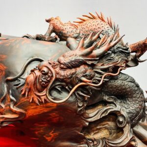 Nhất Long Cuộn Chiếu Thư Gỗ Trắc
