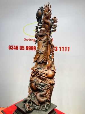 Đạt Ma Hàng Long Trấn Ngọc Gỗ Trắc