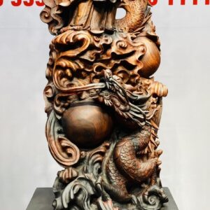 Đạt Ma Hàng Long Trấn Ngọc Gỗ Trắc