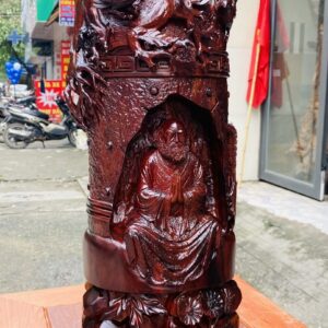 Đạt Ma Thiền Chuông Gỗ Tử Đàn