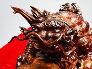 Song Long Quy Nhả Ngọc Gỗ Tử Đàn