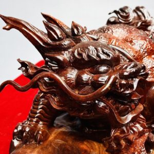 Song Long Quy Nhả Ngọc Gỗ Tử Đàn