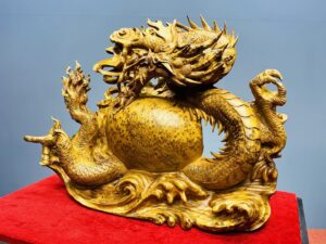 Nhất Long Vờn Ngọc Gỗ Nu Ngọc Am