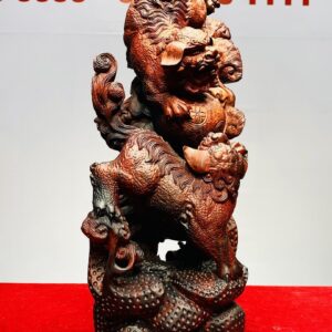 Song Nghê Vờn Cầu Gỗ Trắc