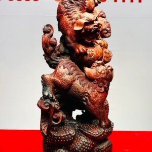 Song Nghê Vờn Cầu Gỗ Trắc