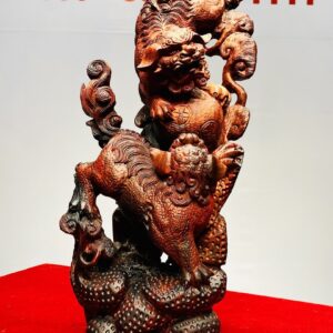 Song Nghê Vờn Cầu Gỗ Trắc