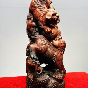 Song Nghê Vờn Cầu Gỗ Trắc